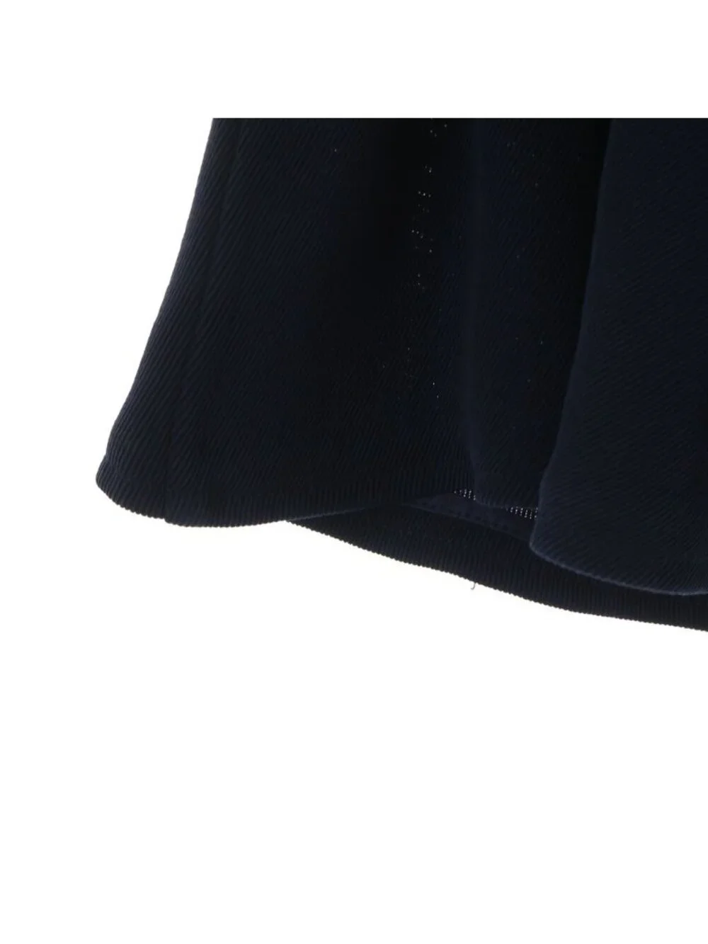 Chanel Boutique Vintage Wool Jacket CC Logo Button Navy